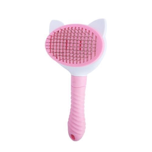 Chats Coquets - Brosse autonettoyante Oreilles de chat - Accessoire de toilettage pour chats - Chats Coquets