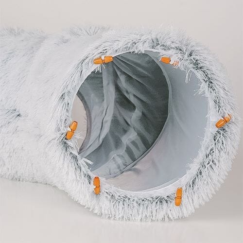 Chats Coquets - Lit Cocoon 2 en 1 pour Chats - Tunnel et Panier - Chats Coquets