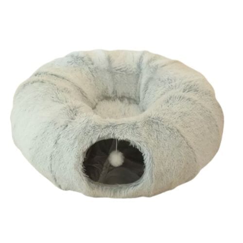 Chats Coquets - Lit Cocoon 2 en 1 pour Chats - Tunnel et Panier - Chats Coquets