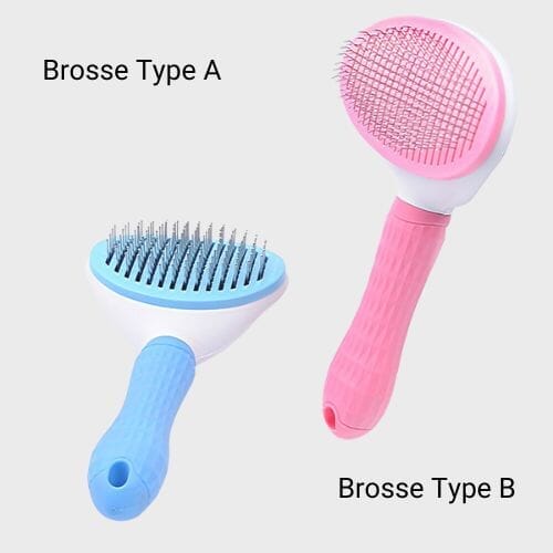 Chats Coquets - Brosse autonettoyante Oreilles de chat - Accessoire de toilettage pour chats - Chats Coquets