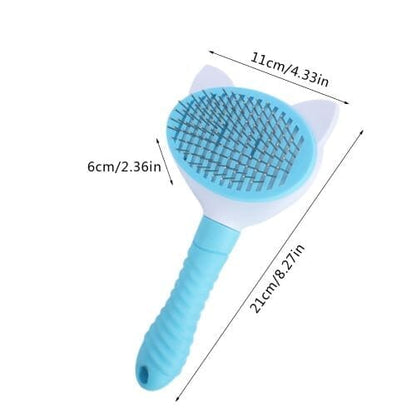 Chats Coquets - Brosse autonettoyante Oreilles de chat - Accessoire de toilettage pour chats - Chats Coquets