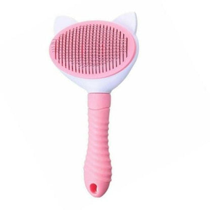 Chats Coquets - Brosse autonettoyante Oreilles de chat - Accessoire de toilettage pour chats - Chats Coquets