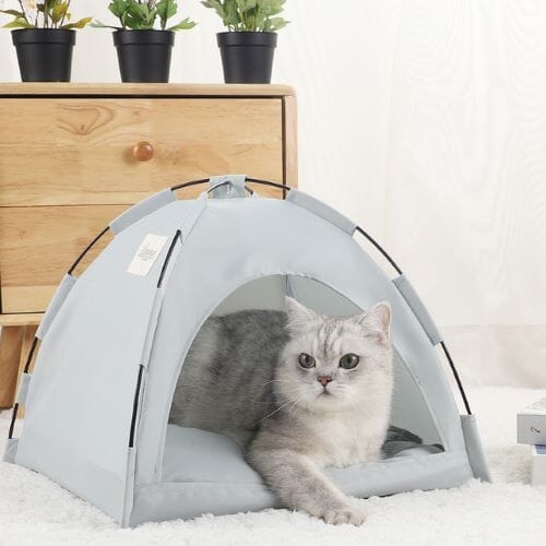Tente - Lit pour chat en toile étanche - Chats Coquets