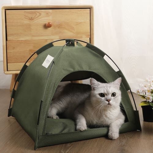 Tente - Lit pour chat en toile étanche - Chats Coquets